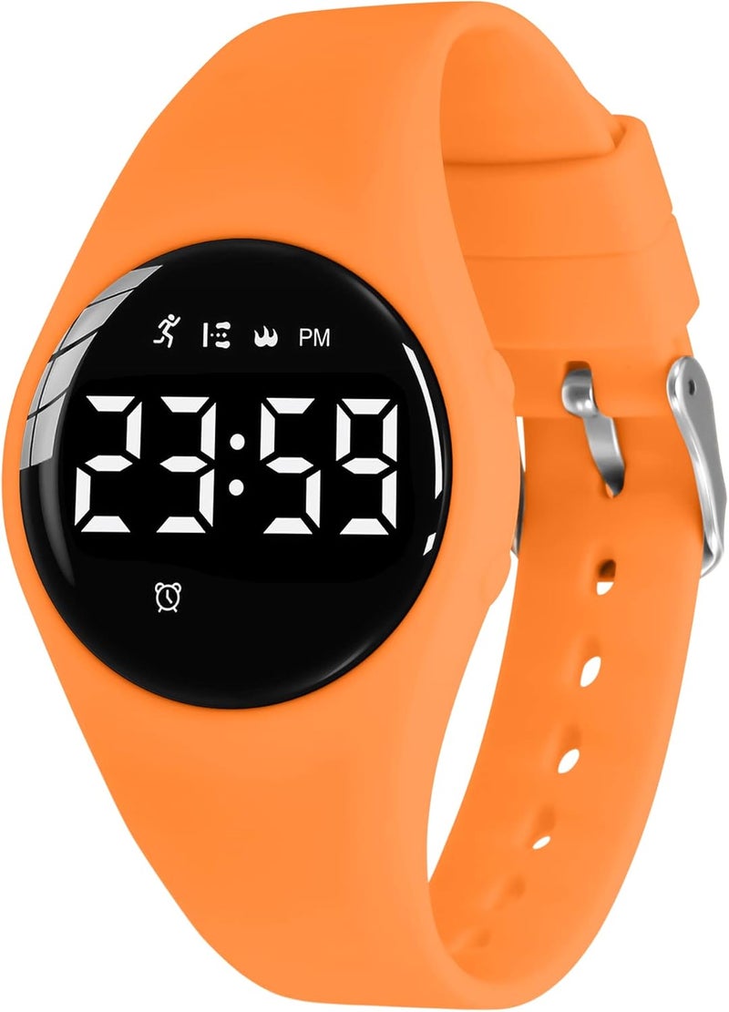 A ALPS Kids Watches for Girls Boys Digital Sport Watch with Step Counter Pedometer Vibration Alarm Clock, No App Waterproof Fitness Tracker Kids Watch Boys Girls Teens Students Ages 5-16 - Image 1